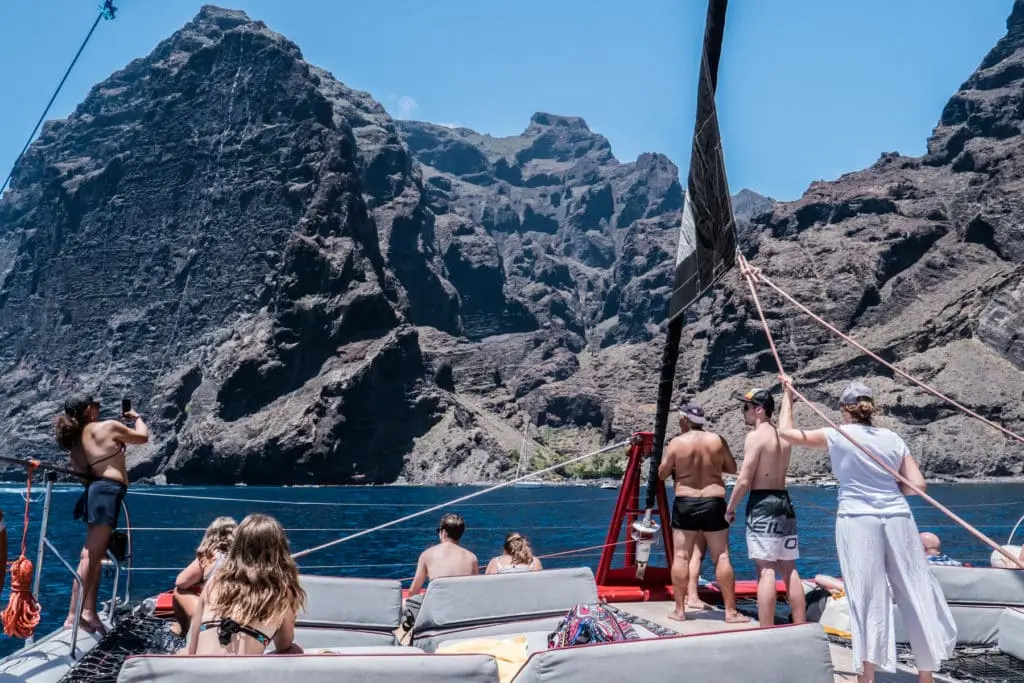 Freebird Masca & Los Gigantes Whale Watching – 4.5 Hour Catamaran Trip